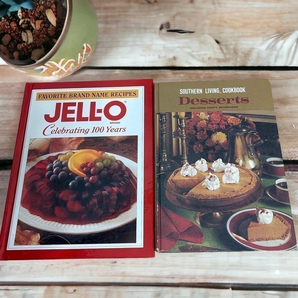 Jello 100 Years Cookbook Southern Living Desserts Party Beverages Bundle Lot